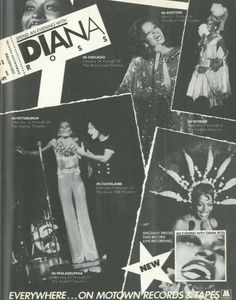 an advertisement for the new york city opera's upcoming production, diana on broadway records and tapes