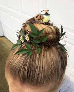 Cats In Halloween Costumes, Crazy Hair For Kids, Easter Hair Bows, Birds Nest, Crazy Hair Day At School