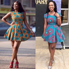 Fitted Ankara Gowns, Ankara Dress Styles, Ankara Gowns, Short African Dresses, African Dresses Modern, African Wear Dresses, Short Dress Styles, Afrikaanse Mode, African Wedding Dress