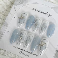 ☀︎에이블리 판매 네일팁☀︎  #네일 #네일디자인 #네일아트 Elegant Nails, Winter Nails, Nail Tips, Winter Collection