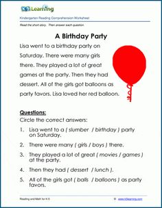 a birthday party worksheet for kids with balloons and words on the back ground