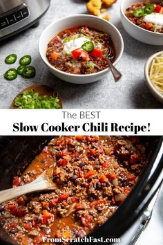 the best slow cooker chili recipe