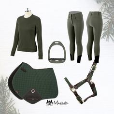 🍃 Forest Green Elegance for Horse and Rider 🍃 

Step into the arena with style and confidence this season! 🍂 This stunning forest green collection combines sophistication with top-tier performance. Whether you're training or competing, these essentials are made to impress! 💚✨ 

🌟 Featured
✔️ Elegant riding sweater with subtle details. 
✔️ Premium breeches for unmatched comfort & fit. 
✔️ Modern stirrups for added stability. 
✔️ Luxurious saddle pad for that perfect finishing touch. 
✔️ Durabl...