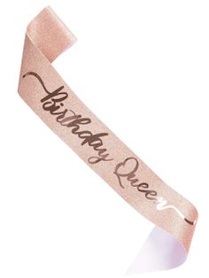 a pink ribbon with the words happy new year on it