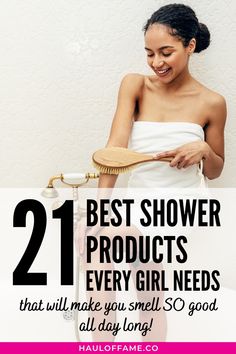 We've gathered the absolute best shower products to create the best shower routine possible to kickstart your morning routine. We've included the best shower routine steps and shower routine products to smell good all day long. This shower routine list is the ultimate guide and all you need to master your bathing routine with the best bath products too including body wash, body care products, bath and body care. Every girl needs these shower products in their shower caddy. How To Wash Body Properly, How To Wash Your Body Properly, How To Bath Properly, Everything Shower Routine List, Routine List