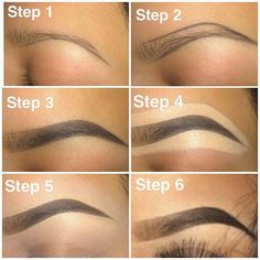 Best Eyebrow Makeup, How To Do Eyebrows, Membentuk Alis, Bentuk Alis, Contouring Makeup, Makeup Order, Makeup 101