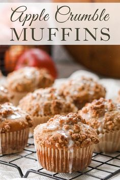 Apple Muffins with crumb topping Apple Muffins With Streusel Topping, Apple Crumb Muffins Recipes, Apple Muffins Using Pie Filling, Apple Cider Streusel Muffins, Apple Crumb Muffins Easy, Best Apple Muffins With Crumb Topping, Apple Crisp Muffins Recipes, Honeycrisp Apple Muffins, Costco Apple Muffin Recipe