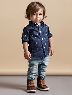 Kids | Baby Boy Size 4-24m | Shirts | H&M US Baby Boy Haircuts, Toddler Boy Haircuts, Fashion Boy, Toddler Boy Fashion, Boys Haircuts