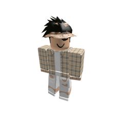 an animated man wearing a plaid jacket and hat