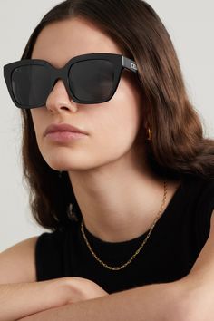 CELINE EYEWEAR Oversized square-frame acetate sunglasses | NET-A-PORTER Celine Glasses, Celine Eyewear, Round Face Sunglasses, Popular Sunglasses, Sunglasses Women Oversized, Grey Sunglasses, Classic Sunglasses, Trendy Sunglasses, Acetate Sunglasses