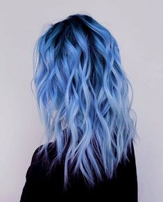 Blue Ombre Hair, Diy Hair Color, Hair Color Purple, Ombre Hair Color, Lace Hair, Dye My Hair, Hair Dye Colors, Hair Inspo Color