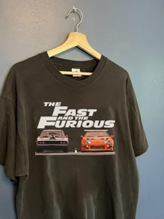 Fast And Furious Vintage Inpsired Tee Easy 30 day return policy Car Shirts Aesthetic, Fast And Furious Hoodie, Fast And Furious Gifts Ideas, 90s Tshirt Design Graphic Tees, Fast And Furious Shirt, Fast And Furious Vintage, 90s Shirts Vintage, Graphic T-shirts, Graphic T Shirts Aesthetic