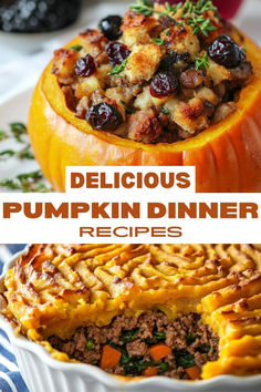 Savory Pumpkin Casserole and Dinner Recipes Jack O Lantern Pumpkin Recipes, Meal In A Pumpkin, Baked Pumpkin Recipes Dinner, Pumpkin Entree Recipes, What To Make With A Pumpkin, Pumpkin Casserole Dish, Cooked Pumpkin Recipes, Cooking With Pumpkin