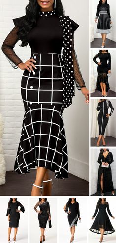 2019's Hottest Dresses Perfect For Women. $8 off over $60, End:2019/11/30 Code:RoseweS. Free shipping & 30 days easy return at Rosewe.com.#rosewe#fall#dress#blackdress#womensdress#chicdress Black Dresses Online, Hottest Dresses, Fall Fashion Dresses, Women Fashion Dress, Dot Print Dress, Fashion Dresses Online, Fall Winter Dresses, Classy Dress Outfits, Black Sheath Dress