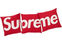 Buy and sell authentic Supreme streetwear on StockX including the Supreme Jules Pansu Pillow (Set of 3) Red and thousands of other streetwear clothing and accessories. Supreme Boxers, Supreme Furniture, Supreme Clothing, Hypebeast Room, Mtv Cribs, Supreme Accessories, Cute Couple Gifts, Concept Clothing, Classy Aesthetic