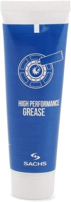 a blue cup with the words high performance grease on it