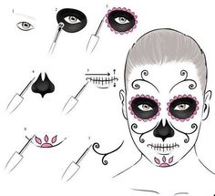 ღ sαℓσмé ∂єsєrτ ღ Make Up Halloween, Makeup Zombie, Halloween Nails Diy