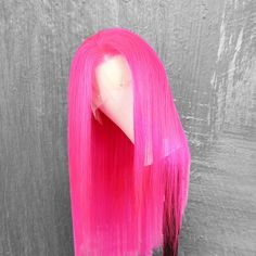 Curlyme Hair, Pink Lace Front Wig, Style Straight Hair, Hair Care Oil, Green Wig, Pink Wig, Straight Lace Front Wigs, Headband Wigs, Front Lace Wigs Human Hair