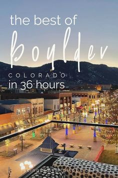 a view of Pearl Street Mall at sunset, showing one of the best things to do in Boulder Colorado Epic Family Vacations, Colorado Vacation Summer, Colorado Activities, Things To Experience, Colorado Girl, Colorado Vacation, Steamboat Springs