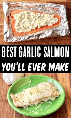 Grilled Salmon Recipe Summer Salmon Recipes Healthy, Salmon Fillet Recipes Grilled, Grilled Fish Meals, Salmon Foil Recipes, Salmon In Foil In Oven, Foil Wrapped Salmon In Oven, Garlic Recipes Main Dishes, Salmon Barbeque Recipes, Salmon Recipes On Grill