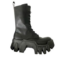 Black Sawtooth Platform Boots | Modern Baby Las Vegas Combat Boots Aesthetic, Teen Boots, Platform Oxfords, Oxford Platform, Black Features, Heel Caps, City Bag, Lace Up Ankle Boots, Spring 2024