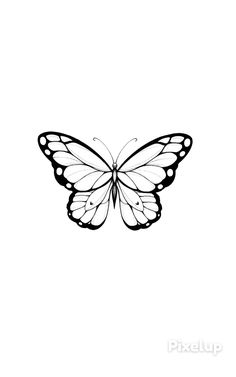 Butterfly Tattoos Stencil, Single Butterfly Tattoo, Butterfly Stencil Templates, Butterfly Stencil Tattoo, Butterfly Tattoo Simple, Vintage Butterfly Tattoo, Simple Butterfly Drawing, Mariposas Tattoo, Butterfly Drawing Outline