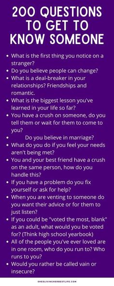 200 Questions, Purple Poster, Questions To Get To Know Someone, Intimate Questions, Deep Questions To Ask, Questions To Ask Your Boyfriend, Fun Questions