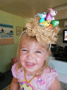 Easter Hat Parade Ideas, Easter Rolls, Easter Hat Parade, Easter Bonnets, Guard Gifts, Parade Ideas, Crazy Hat, Easter Headbands, Easter Hat