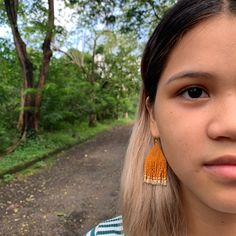 Cheap Gold Fringe Jewelry, Cheap Gold Beaded Earrings, Affordable Unique Gold Beaded Earrings, Fringe Earring Pattern Gold, Cheap Gold Beaded Earrings For Women, Philippine Women, Fringe Earrings, Fall Collections, Matte Gold