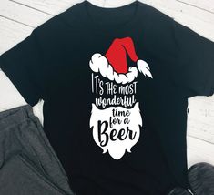 a t - shirt that says it's the most wonderful time for a beer