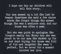 a poem written in black and white with the words hope one day my children will tell this story