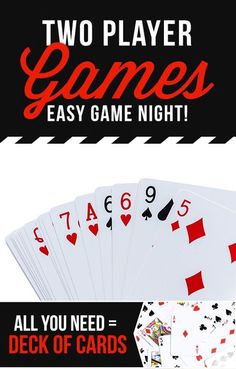 two player games easy game night with all you need deck of cards and instructions to play them