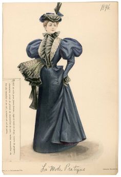 Belle Epoque Fashion, 1899 Fashion, Belle Epoch, Decades Of Fashion, 1890s Fashion, Ap Studio Art, Victorian Ladies, 1800s Fashion, Historical Women