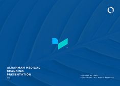 an image of a blue background with the words abraham medical branding and presentation written below