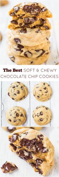 the best soft and chewy chocolate chip cookies