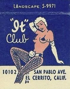 Match Book, Vintage Burlesque, Ad Art, Business Advertising Design, Pin Up Art