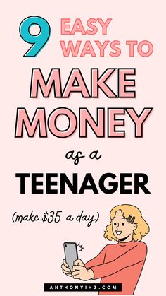 9 Easy Ways To Make Money As A Teenager Earn Money Online Free, Apps For Teens, Easy Ways To Make Money, Money Apps, Money Saving Techniques, Online Writing Jobs