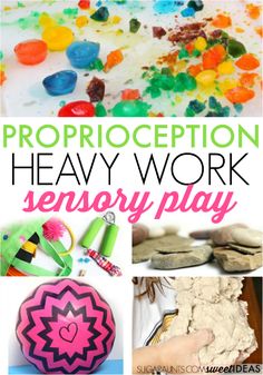 many different activities to play with in the process of making an art project for kids