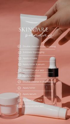 Start your weekly skincare routine with a comprehensive Sunday skincare routine ✨#skincare #skincarecommunity #skin #skinhealth #sunday #sundayvibes #clearskintips #selfcare #routine #explore Weekly Skincare Routine, Sunday Skincare, Skincare Sunday, Weekly Skincare, Selfcare Routine, Minimalist Skincare, Routine Skincare, Facial Scrubs