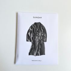 Merchant & Mills Pattern : The Sunday Robe Merchant Mills, Easy Like Sunday Morning, Merchant And Mills, Double Gauze, Indian Cotton, Dressing Gown, Cotton Voile, Size Pattern, Sunday Morning