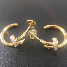 Cartier Nail Earrings, Cartier Earrings Diamonds, Cartier Love Earrings, Cartier Earring, Cartier Love Bracelet Diamond, Nail Earrings, Earrings Cartier, Gift Baskets For Him, Cartier Earrings