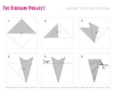 how to make an origami kite with pictures and instructions - step by step