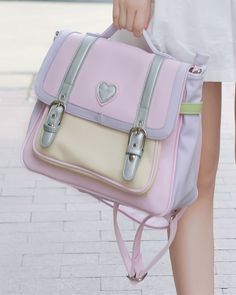 Material:+PU;  Size:+31.5+*+22.5+*+14.5+cm,+ A4+paper+and+iPad+could+be+put+in;+shoulder+belt+is+a… Harajuku Style Backpack For Everyday, Harajuku Style Pink Everyday Bag, Harajuku Style Rectangular Backpack For Everyday Use, Large Capacity Cute Backpack, Cute Large Capacity Shoulder Backpack, Pink Kawaii Backpack For Daily Use, Kawaii Large Capacity Pink Backpack, Harajuku Style Pink Backpack For School, Cute Pink Satchel Bag