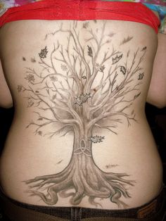 Family Tree Tattoo, Muster Tattoos, Tattoo Designs For Girls, Pattern Tattoo, Nature Tattoos