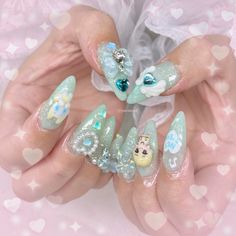 #nct #renjun #kawaiinails #cutenails #kpop Nail Art Nct, Nct Nails, Nct Renjun, Kawaii Nails, Blue Nails, Nct 127, Cute Nails, Nail Colors, Nct