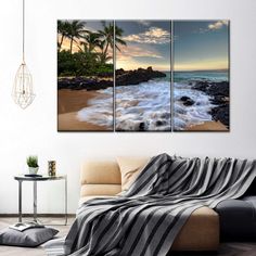 Maui Makena Cove Beach Wall Art is a great way to unwind and relax no matter what situation you are in. Take the pleasure of blue water and soft sand with this beautiful canvas art print. Beach Artwork, Secret Beach, Beach Wall Art, Multi Panel Canvas, Wall Art Elephant, Photography Wall Art, Art Elephant, Beach Photography, Blue Water