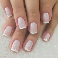 Ivory Nails, French Manicure Nails, Nails Now, Short Acrylic Nails, Best Acrylic Nails