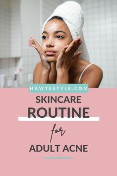 Having a skincare routine is important and beneficial, and having a simple skincare routine will help you stick to it. Bacterial Acne, Night Time Skin Routine, Skincare Routine Tips, Fungal Acne, Daily Routine Schedule, Back Acne, Acne Skincare Routine, Daily Skincare Routine, Acne Skincare