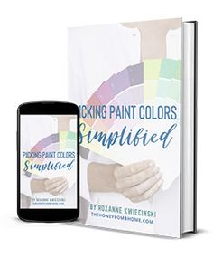 the book cover for picking paint colors simplied by bonnie wykenski