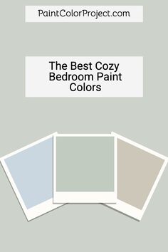 the best cozy bedroom paint colors from paintcolorproject com, click to see more